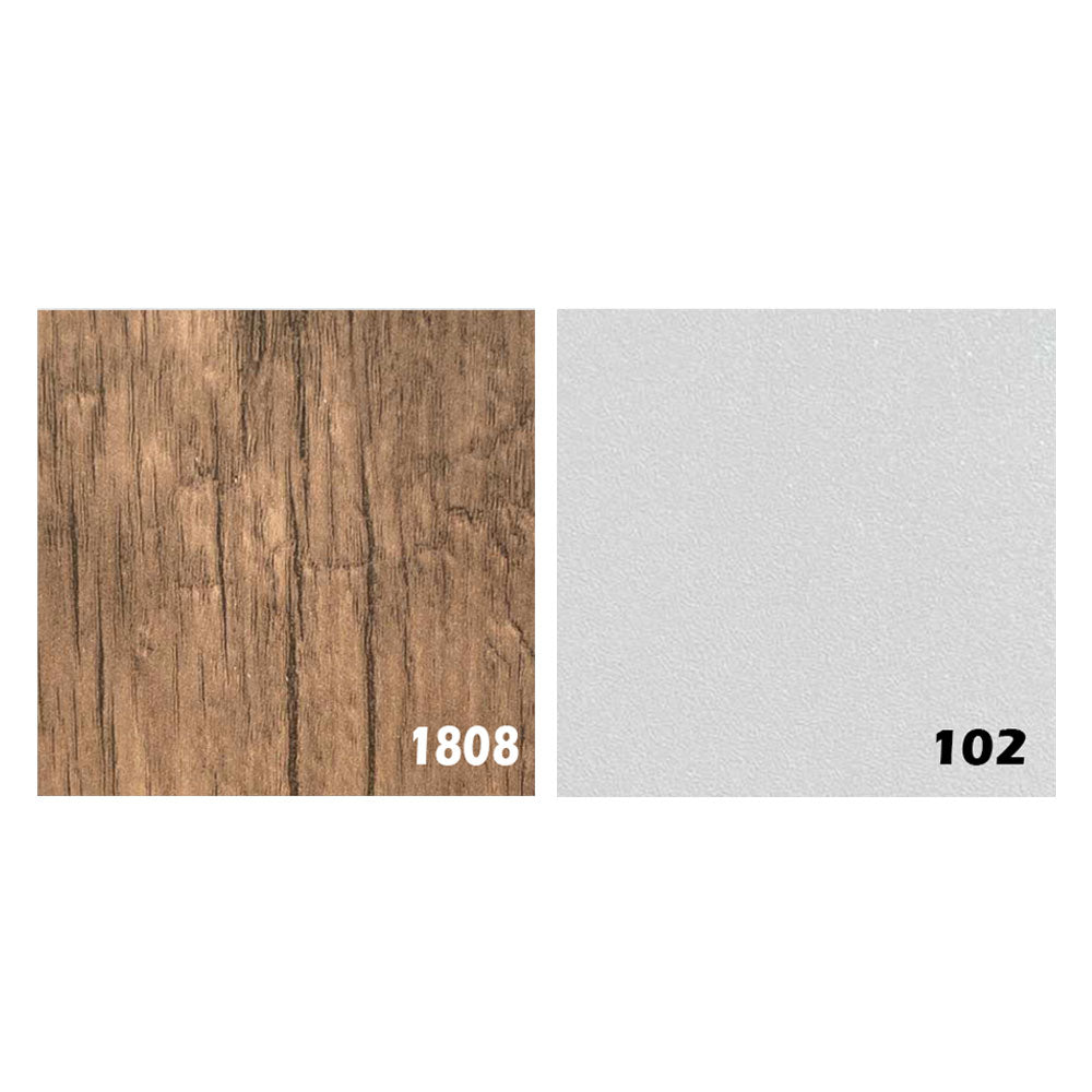 طاولة تلفزيون، 90 × 30 × 45 سم – بني وأبيض – AZ30030
