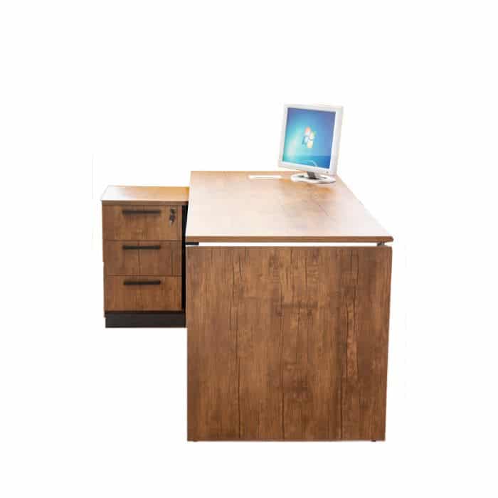 مكتب 160 × 70 × 70 سم – بني – AZ1005