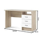 Desk 120 x 60 x 75 cm - Beige and White - AZ1070