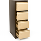 Unit drawer 135 x 50 x 58 cm - brown - AZ111350
