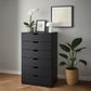 Unit Drawers, 146 × 42 × 80 cm - Black - AZ500120
