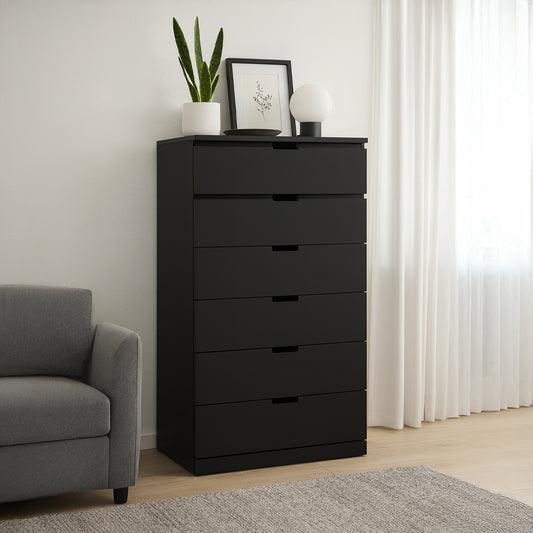 وحدة أدراج، 80×42×146 سم – أسود – AZ500120