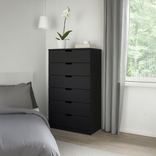 Unit Drawers, 146 × 42 × 80 cm - Black - AZ500120