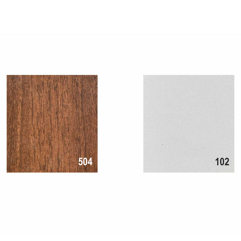 طاولة تلفزيون 160 × 160 × 40 سم – بني وأبيض – AZ111341