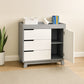 Unit Drawers, 80 × 40 × 80 cm - Grey and White - AZ500230