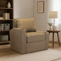 Olaf Chair – (Beech, Musky and Chipboard Wood) – 95×95×90 cm – Beige