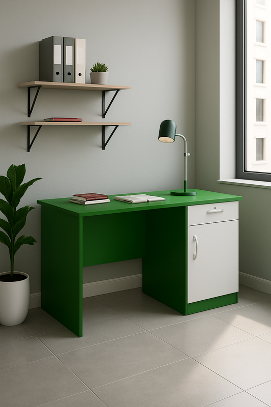 Desk 120 x80 x 50 cm - Gray& white - AZ1097
