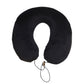 Memory Foam Travel Pillow -30*30 cm - Black - AZ50063