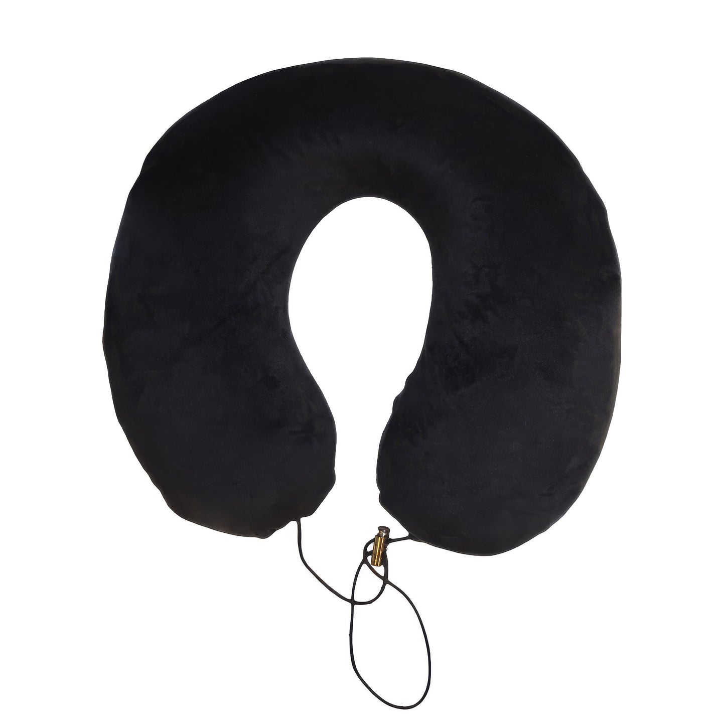 Memory Foam Travel Pillow -30*30 cm - Black - AZ50063