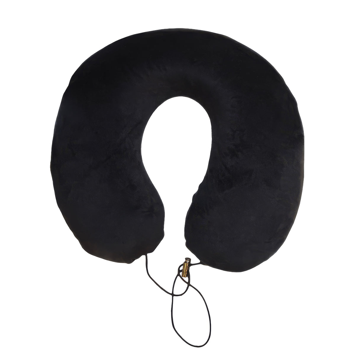 Memory Foam Travel Pillow -30*30 cm - Black - AZ50063