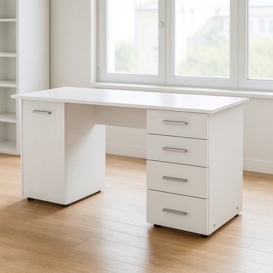 Desk 140x 60x 75 cm - white- AZ1191