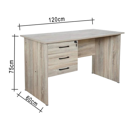 Desk 120 x 60 x 75 cm - wooden- AZ1092