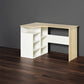 Desk 120 x 45 x 74 cm - Beige and White - AZ1055