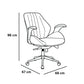 Mid Back Office Chair 96*66*67 CM - Brown - GL-312