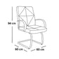 Visitor Chair 90*60*60 CM - Black - GL 306