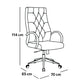 Executive HIGH BACK Chair 114*70*65 CM - BLACK - GL 302