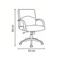Mid-Back Executive Office Chair  95*55*55 cm - Black - Model GL-307