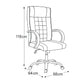 Executive High-Back Office Chair 116*64*65 CM - BLACK - Model GL-208