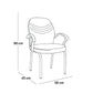 Visitor Chair 90*56*45 CM - BLACK - Tantura