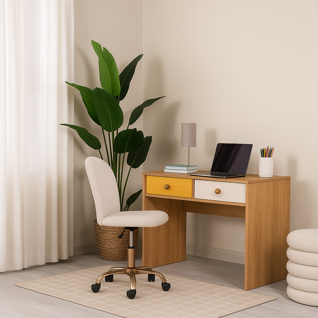 Desk 120 x 50x 80 cm - white- AZ1175