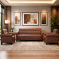 Office Sofa Set – Brown - Areej