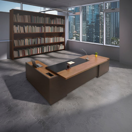 Desk 75*180*80 CM - Brown - AZ1201360