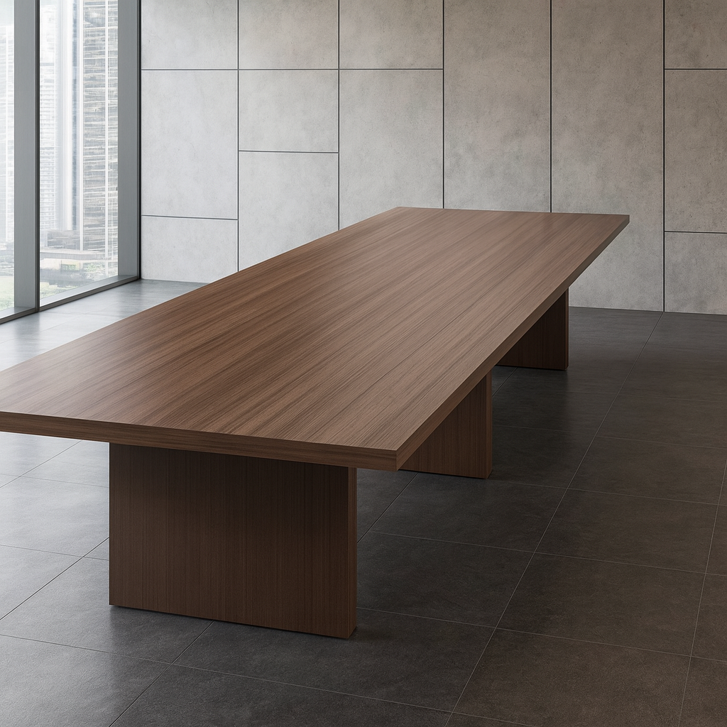 طاولة اجتماعات 220×120×75 سم – بني – AZ11101