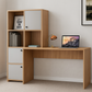 Desk 140 x 50 x 75 cm - White& wooden - AZ1105