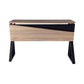 desk 120*60*75 CM -black and wooden - AZ1264