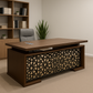 Desk 75*200*80 CM - Brown - AZ120122