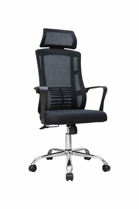 كرسي مكتب شبكي مريح 118×64×61 سم - أسود - 908