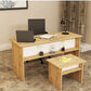 Desk 140x 60 x 75 cm - White - AZ1083