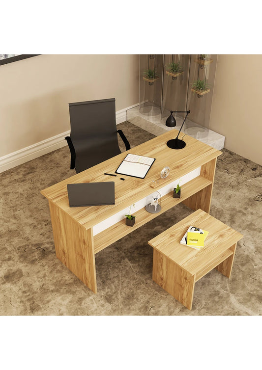 Desk 140x 60 x 75 cm - White - AZ1083