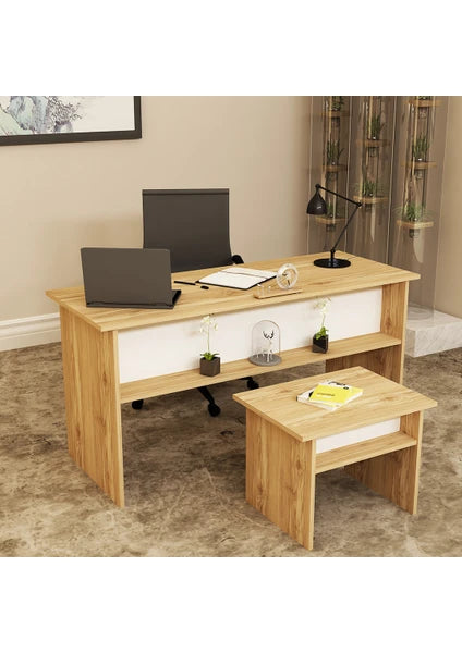 Desk 140x 60 x 75 cm - White - AZ1083