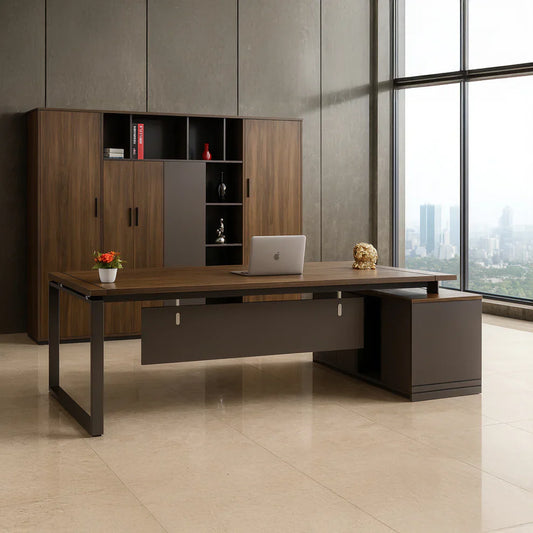 مكتب 75×160×80 سم - بني - AZ120100