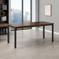 Desk 75 x 180 x 80 cm - Brown - AZ11122