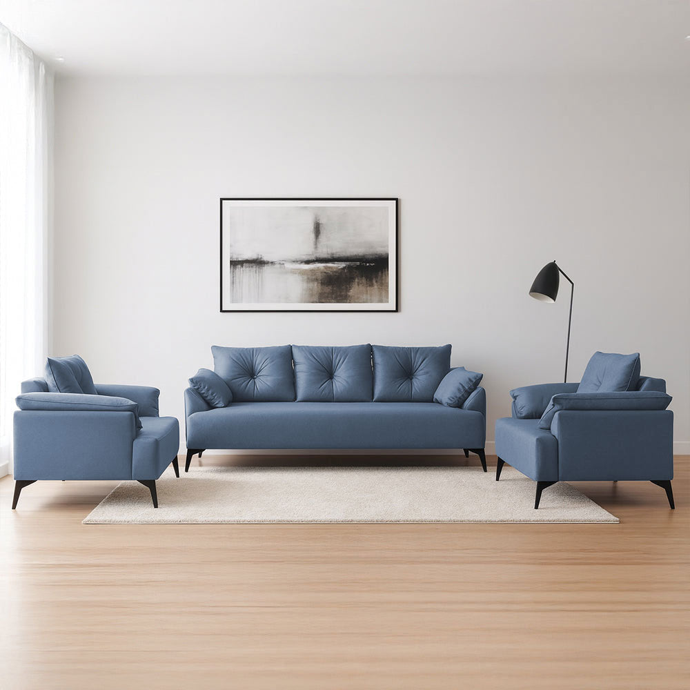 Office Sofa Set – Gray - Jabalia