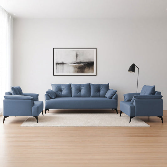 Office Sofa Set – Gray - Jabalia