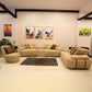 Modern Sofa Set 3 Pieces (Beech Wood, Plywood, Pine) – Color: Beige – Jenin