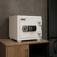 Fire Proof Steel Safety Box White 45 x 50 x 40 CM