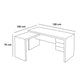 Desk 120 x 100 x 75 cm - Beige - AZ1154