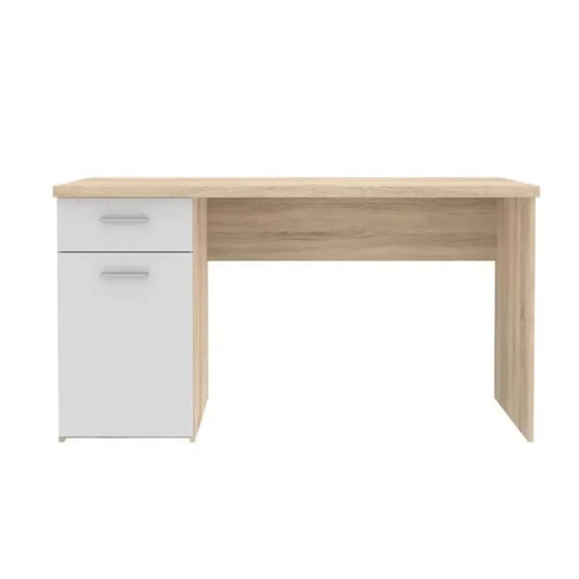 Desk 120 x 45 x 74 cm - Beige and White - AZ1054