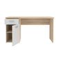 Desk 120 x 45 x 74 cm - Beige and White - AZ1054