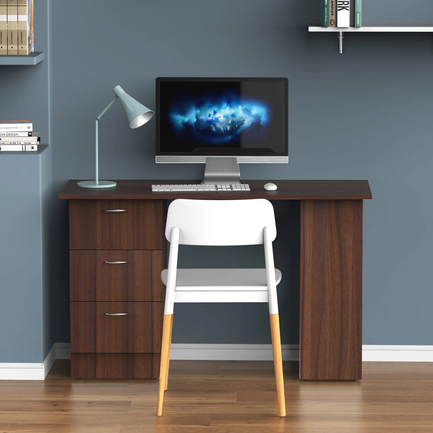 Desk 120 x 40 x 75 cm - Brown - AZ1069