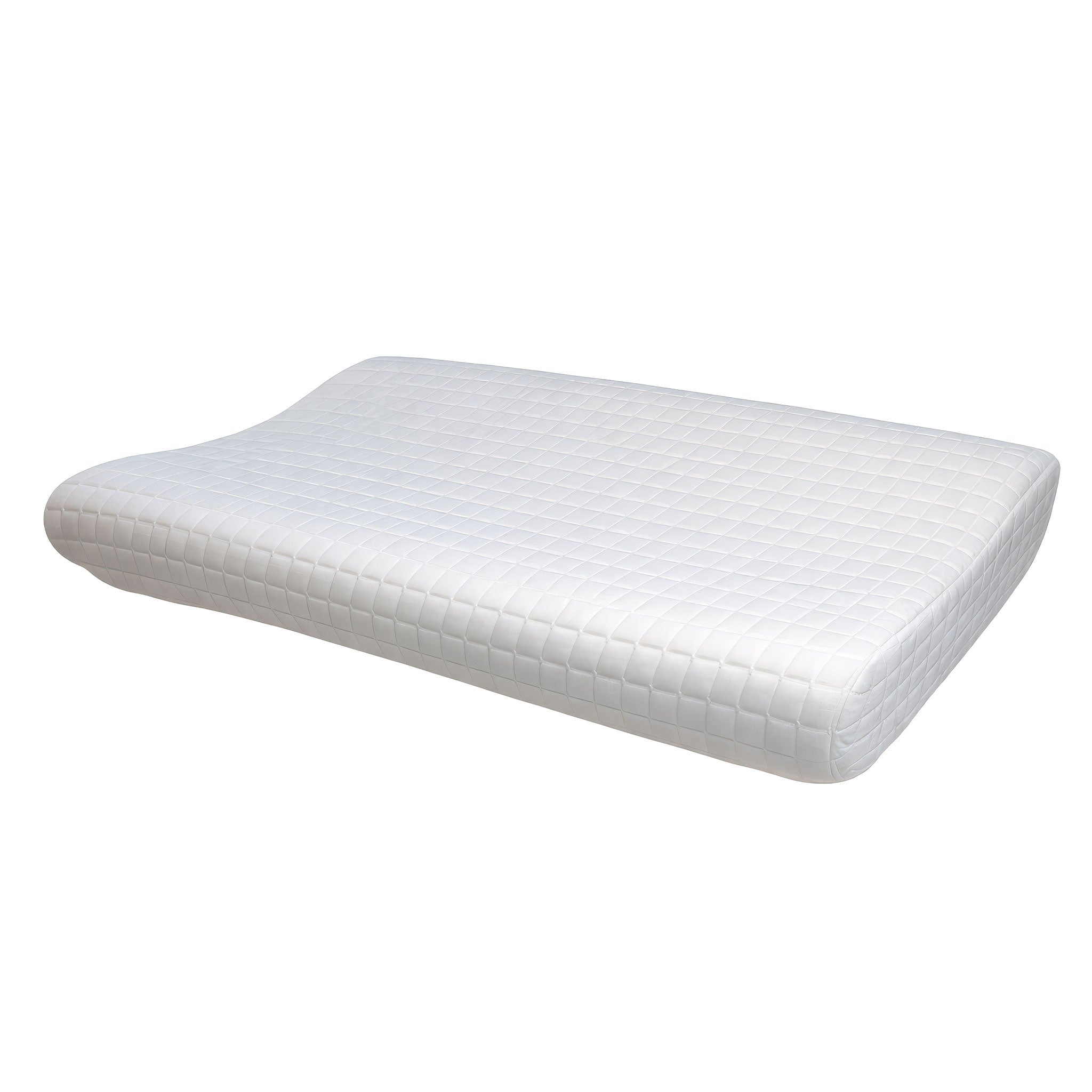 Curvy Memory Foam Pillow - 60*40 cm - White - AZ50065