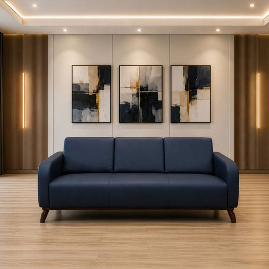 Office Sofa Set – Black - CLASSICO