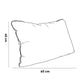 Microfiber Pillow - 60×40 cm - White - AZ50058