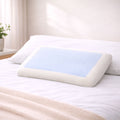 Normal Gel Memory Foam Pillow - 60*40 cm - White - AZ50071