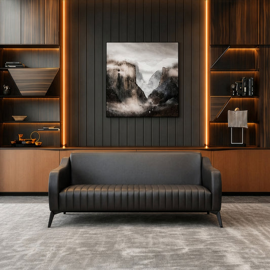Office Sofa Set – Black - MADINA