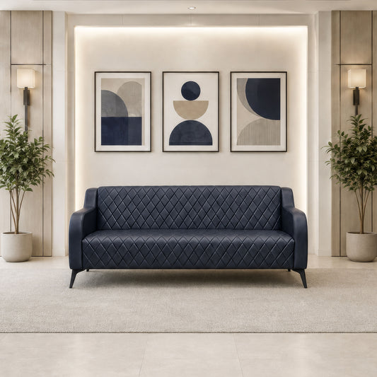 Office Sofa Set – Black - TABARIA